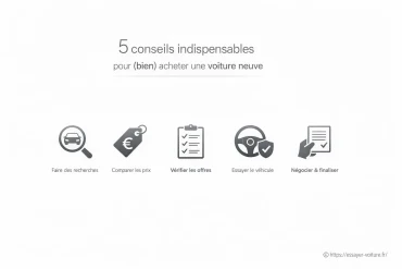 5 conseils indispensables pour (bien) acheter une voiture neuve