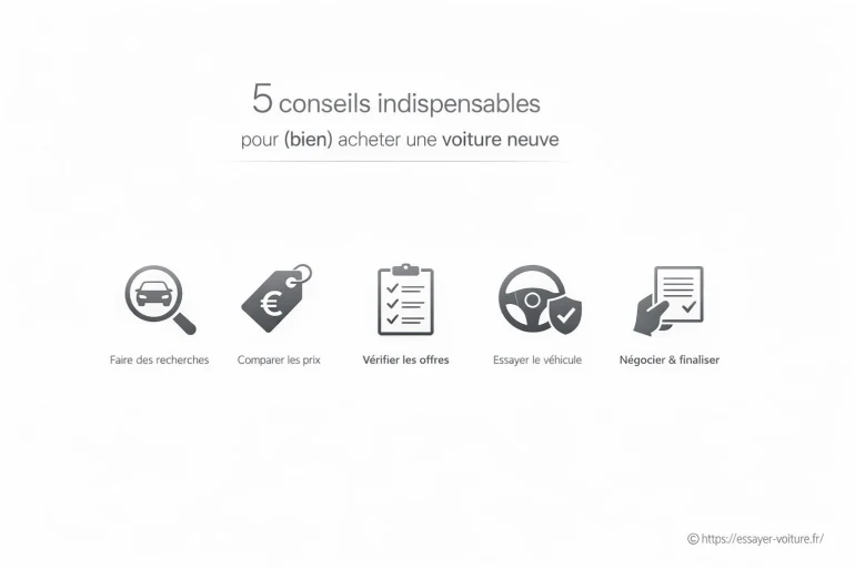 5 conseils indispensables pour (bien) acheter une voiture neuve