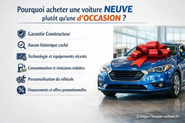 Quel est l’intérêt d’acheter une voiture neuve plutôt que d’occasion ?