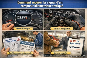 Comment repérer les signes d'un compteur kilométrique trafiqué ?
