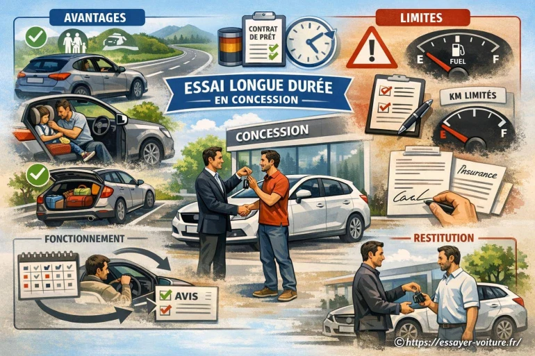 Le déroulement d’un essai longue durée en concession : fonctionnement, avantages et limites