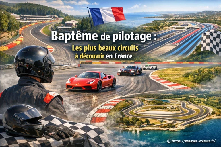 Baptême de pilotage : découvrez les plus beaux circuits en France