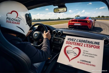 Baptême de pilotage solidaire : quand l’adrénaline sert une bonne cause