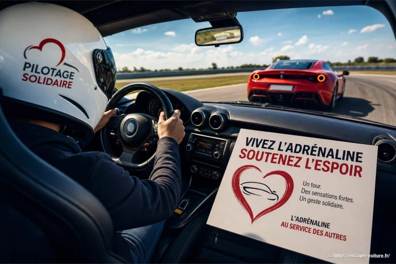Baptême de pilotage solidaire : quand l’adrénaline sert une bonne cause
