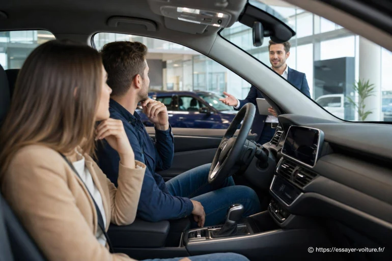 Faut-il venir accompagné à un essai auto ? L’intérêt d’un second avis en concession